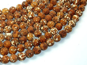 Tibetan Dzi Agate Beads, 10mm Round Beads-Gems: Round & Faceted-BeadDirect