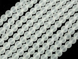 Matte Clear Quartz Beads, 6mm, Round Beads-Gems: Round & Faceted-BeadDirect