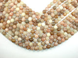 Peach / Gray Mix Moonstone, 10mm Round Beads-Gems: Round & Faceted-BeadDirect