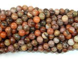Orange River Jasper, 6mm Round Beads-Gems: Round & Faceted-BeadDirect