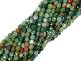 Indian Agate Beads, Fancy Jasper Beads, 4mm Faceted Round Beads-Gems: Round & Faceted-BeadDirect