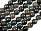 Petrified Wood Jasper, 12mm Round Beads-Gems: Round & Faceted-BeadDirect