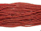 Matte Carnelian Beads, 4mm Round Beads-Gems: Round & Faceted-BeadDirect