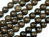 Coffee Jasper Beads, 12mm Round Beads-Gems: Round & Faceted-BeadDirect