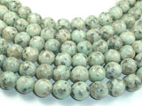 Sesame Jasper Beads, Kiwi Jasper, 12mm-Gems: Round & Faceted-BeadDirect